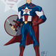 Illustration for article titled DC and Marvel characters combine to form the ultimate superheroes